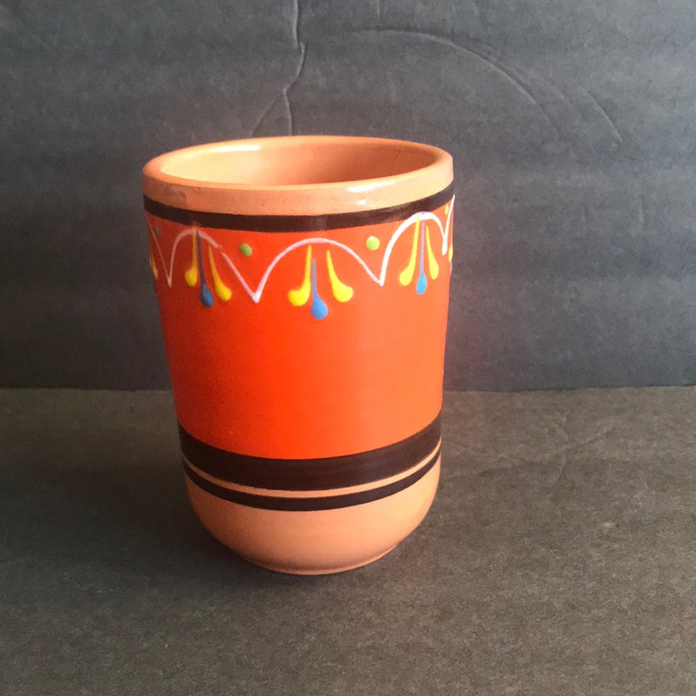 Cactus Canyon Made In Spain Pottery Tumbler